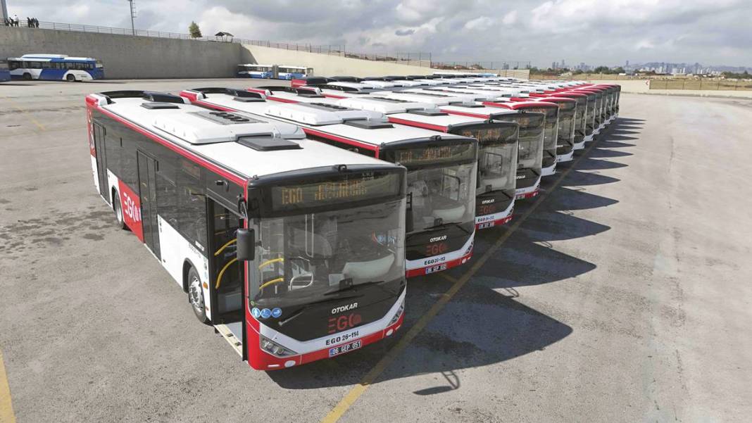 EGO araç filosuna taze kan: 9 körüklü 4 solo yeni otobüs başkentlilerin hizmetinde 1